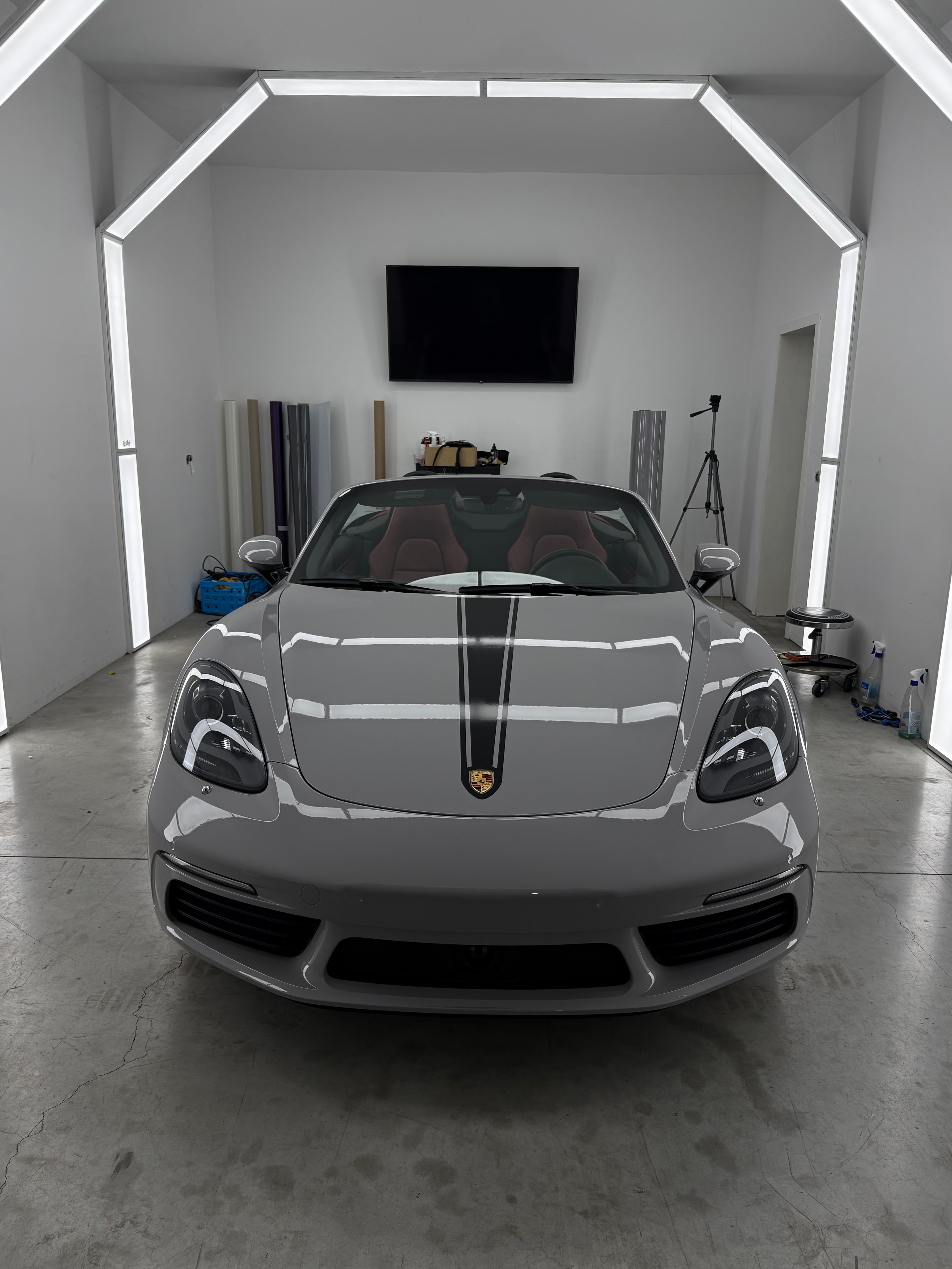 Porsche 718 après traitement céramique chez Cover'A